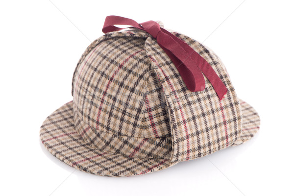 British Deerhunter or Sherlock Holmes cap Stock photo © homydesign