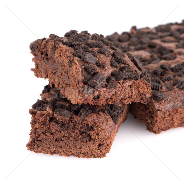 Stock photo: Chocolate brownies