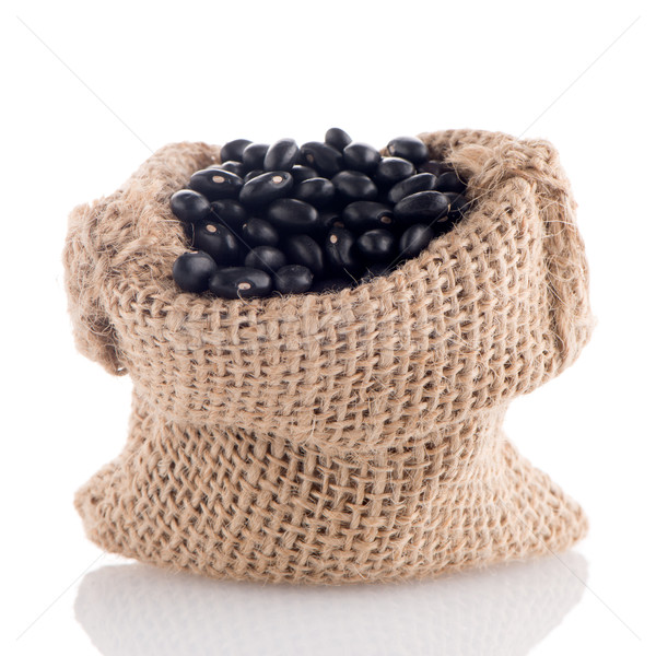 Black beans bag Stock photo © homydesign