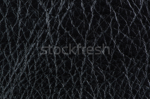 Black leather texture Stock photo © homydesign