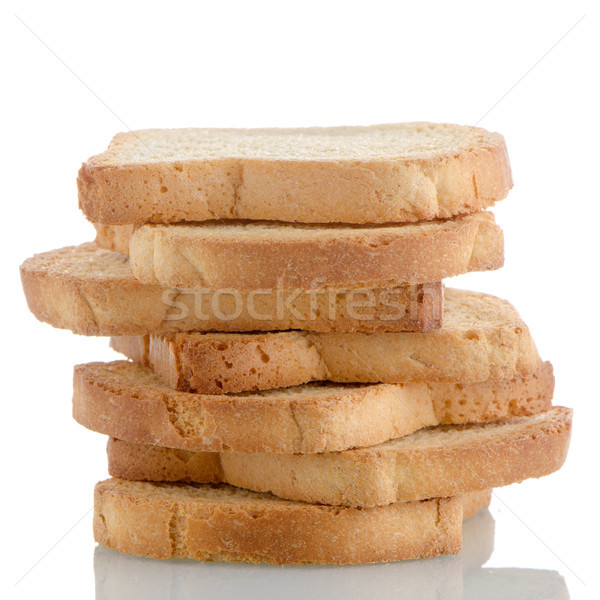 Golden brown toast Stock photo © homydesign