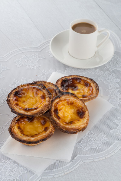 Egg tarts  Stock photo © homydesign