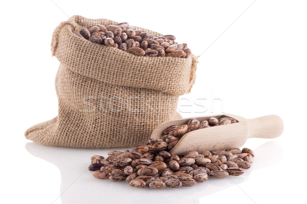 Pinto beans bag Stock photo © homydesign