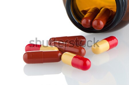 Red pills Stock photo © homydesign