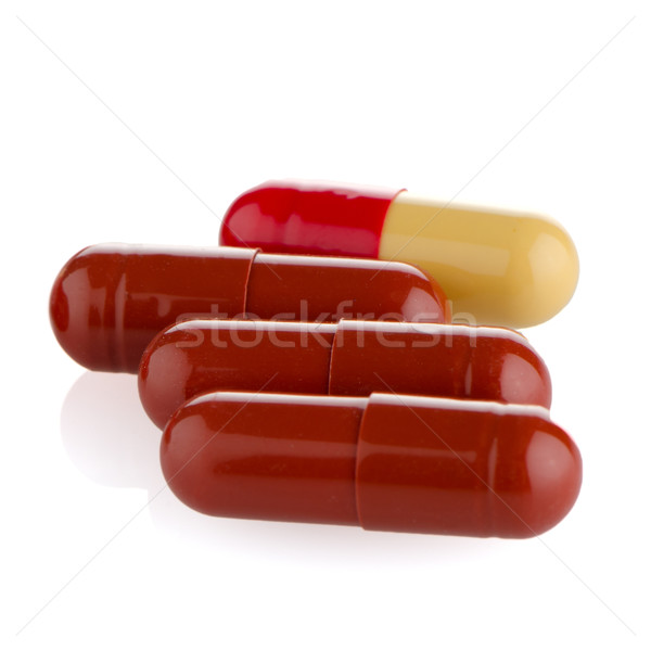 Red pills Stock photo © homydesign