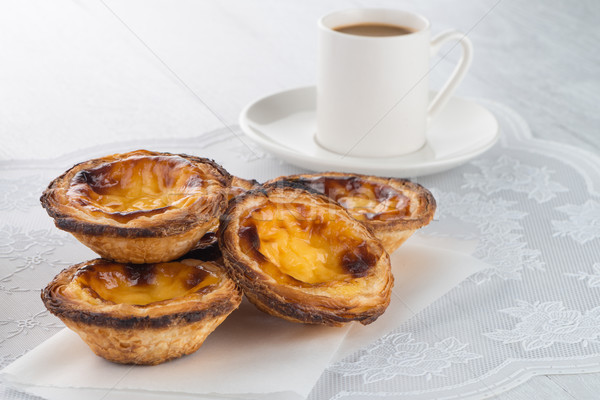 Egg tarts  Stock photo © homydesign