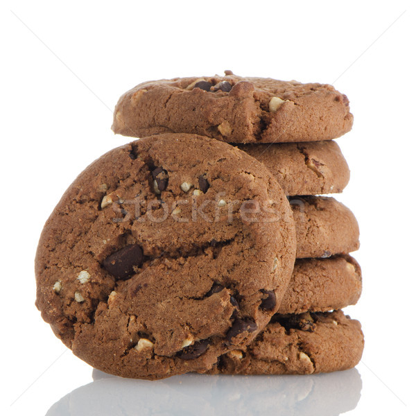 Chocolate chip cookies Stock photo © homydesign