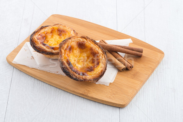 Egg tarts  Stock photo © homydesign