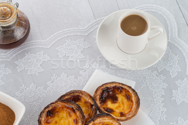 Egg tarts  Stock photo © homydesign