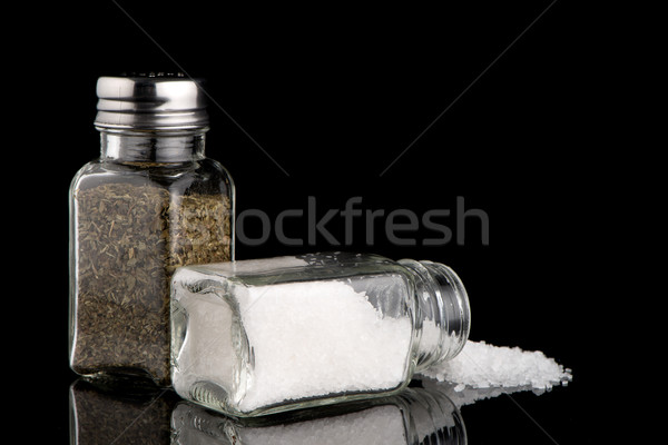  Salt and oregano shakers Stock photo © homydesign