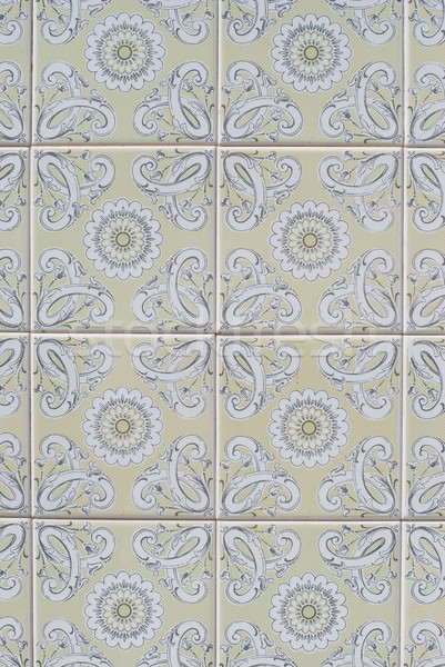 Traditional Portuguese glazed tiles Stock photo © homydesign