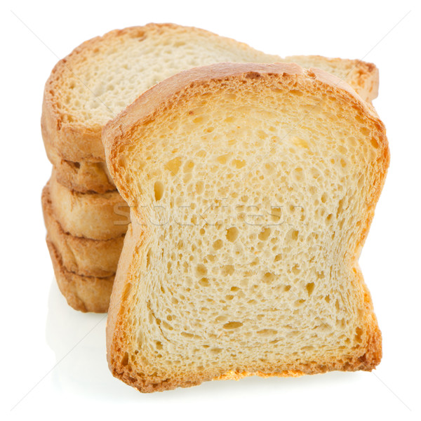 Golden brown toast Stock photo © homydesign