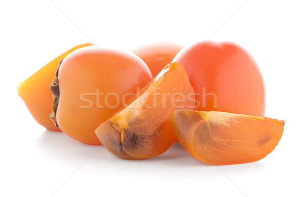 Stock photo: Persimmon fruits