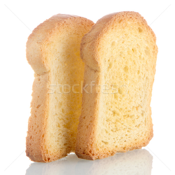 Golden brown toast Stock photo © homydesign