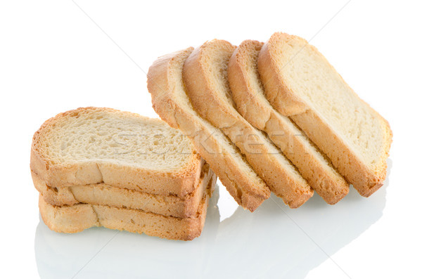 Golden brown toast Stock photo © homydesign