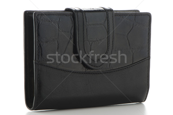 Black Leather Purse  Stock photo © homydesign