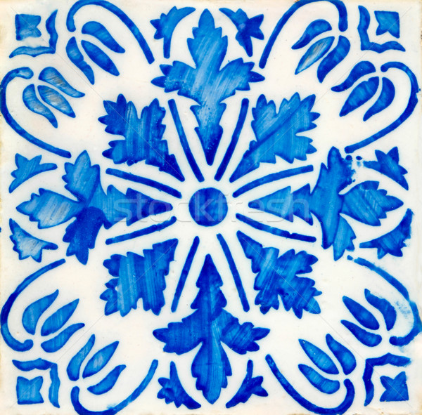 Traditional Portuguese glazed tiles Stock photo © homydesign