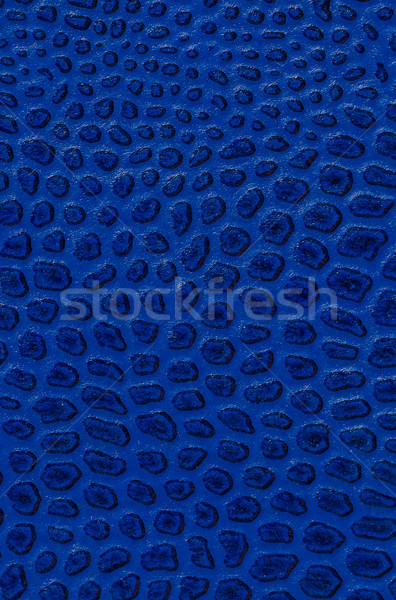 Stock photo: Blue leather 
