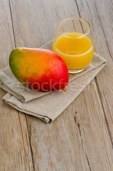 świeże mango soku owoców żywności pić Zdjęcia stock © homydesign