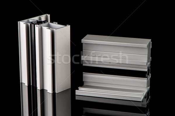 Stock photo: Aluminium profile sample