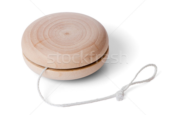 Wooden yo-yo toy Stock photo © homydesign