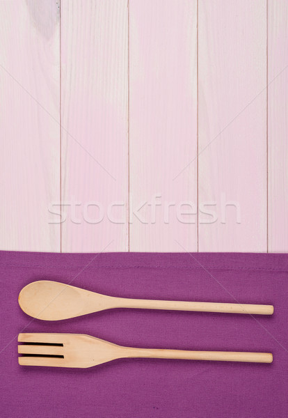 Сток-фото: кухонные · принадлежности · Purple · полотенце