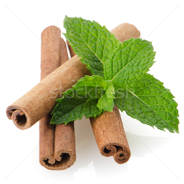 Cinnamon sticks Stock photo © homydesign