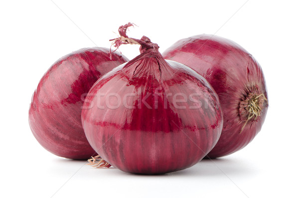 Red onions Stock photo © homydesign