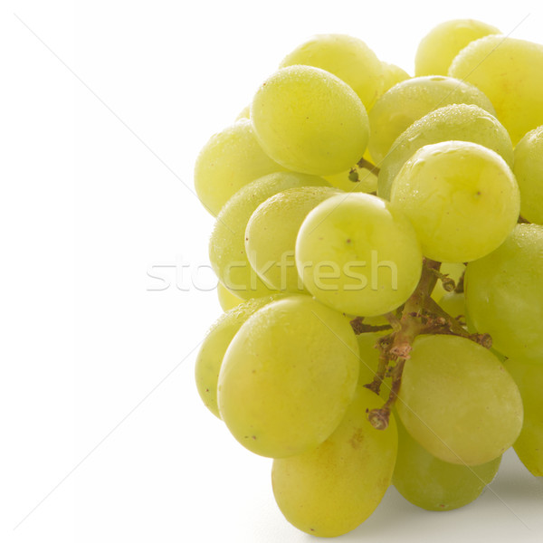 Raisins verts juteuse blanche Photo stock © homydesign