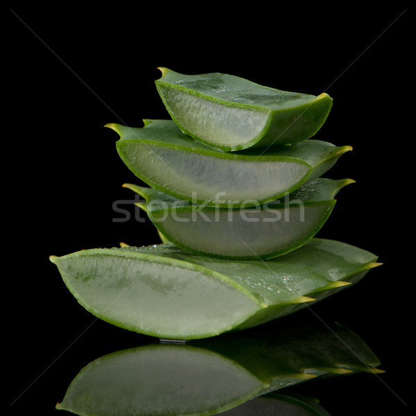 Sliced aloe leaf Stock photo © homydesign
