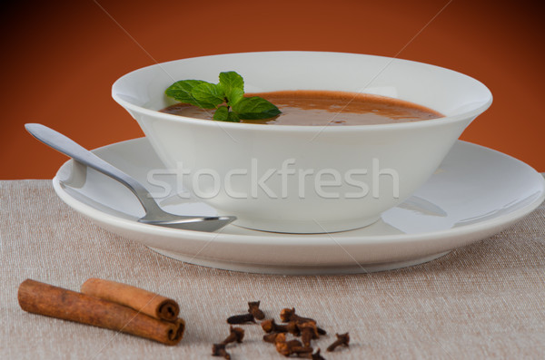 Chocolate mousse  Stock photo © homydesign