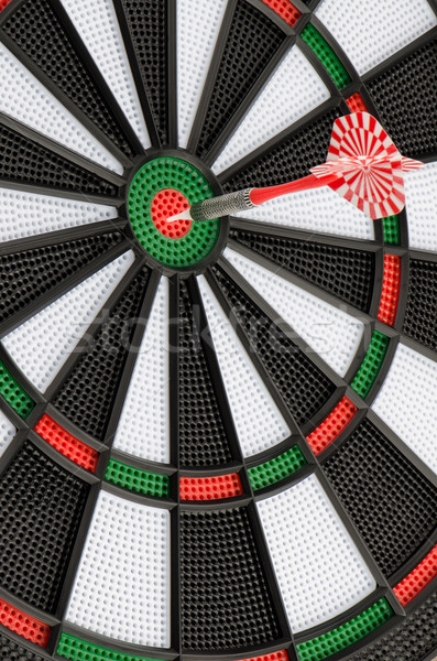 Dart board with dart Stock photo © homydesign