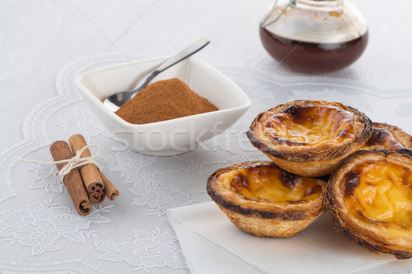 Egg tarts  Stock photo © homydesign