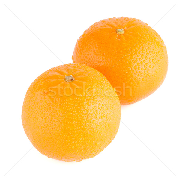 Maturo mandarino mandarino isolato bianco frutta Foto d'archivio © homydesign