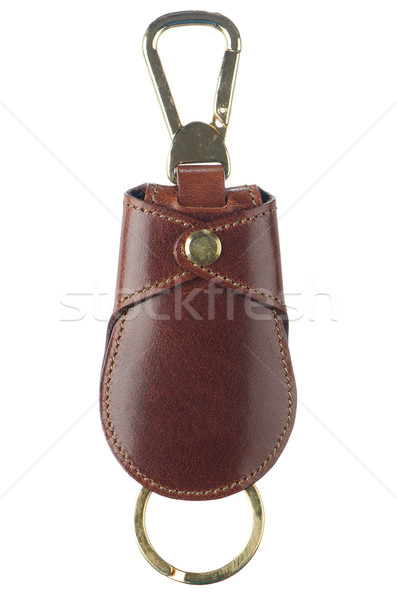Leather key chain Stock photo © homydesign