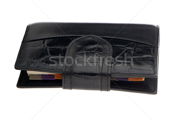 Leather notebook Stock photo © homydesign
