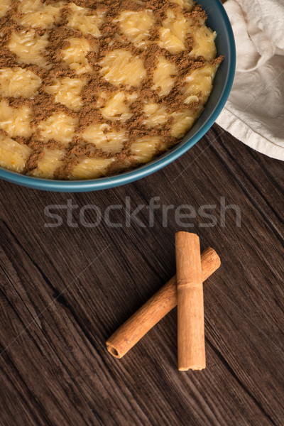 Aletria vermicelli pudding Stock photo © homydesign