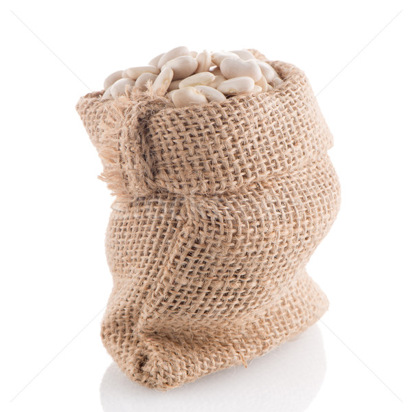 White beans bag Stock photo © homydesign