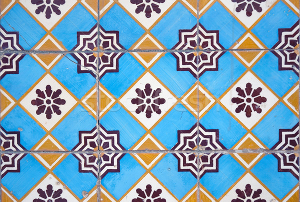 декоративный старые плитки типичный текстуры работу Сток-фото © homydesign