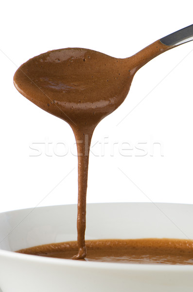 Chocolate dripping Stock photo © homydesign