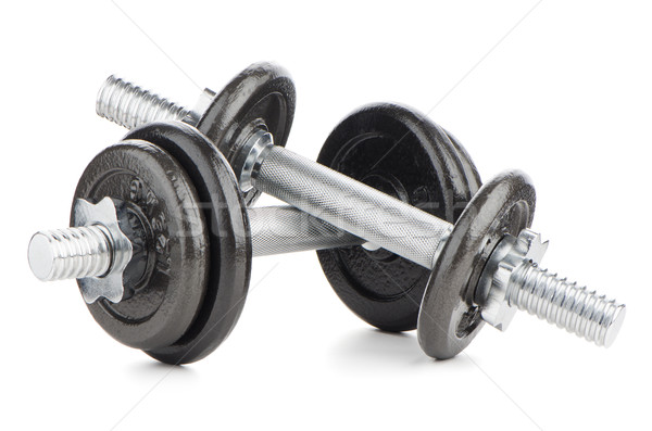 Dumbbell weights Stock photo © homydesign