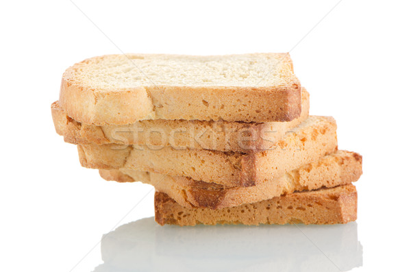 Golden brown toast Stock photo © homydesign