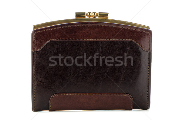 Brown leather Purse  Stock photo © homydesign