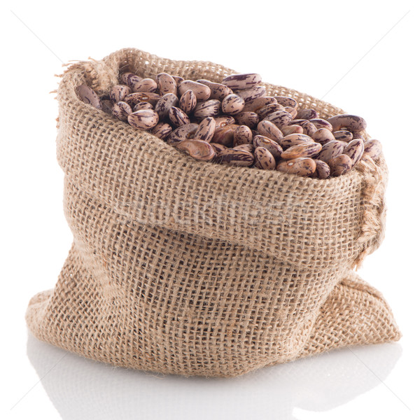 Pinto beans bag Stock photo © homydesign
