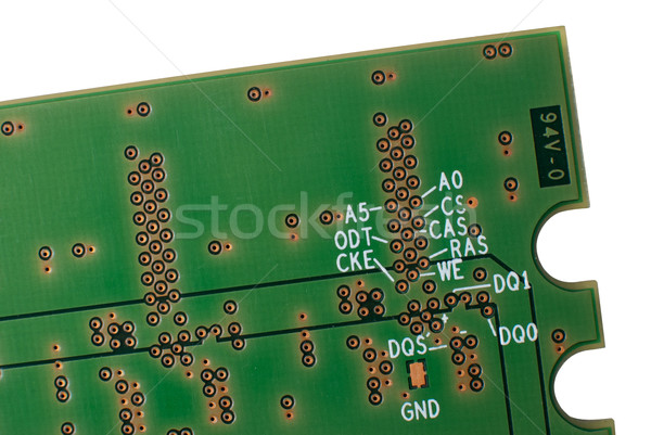 Memory chip circuit board detail Stock photo © homydesign