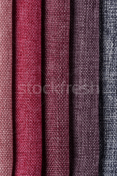Multi color fabric texture samples Stock photo © homydesign