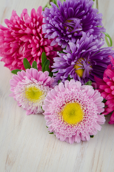 Homegrown fall garden flowers  Stock photo © homydesign