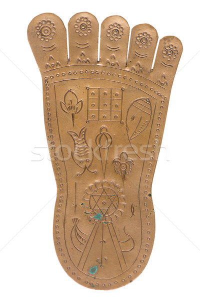 Buddah footprint Stock photo © homydesign