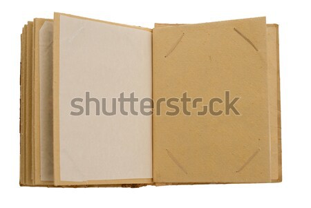 Photos album isolé blanche papier [[stock_photo]] © homydesign