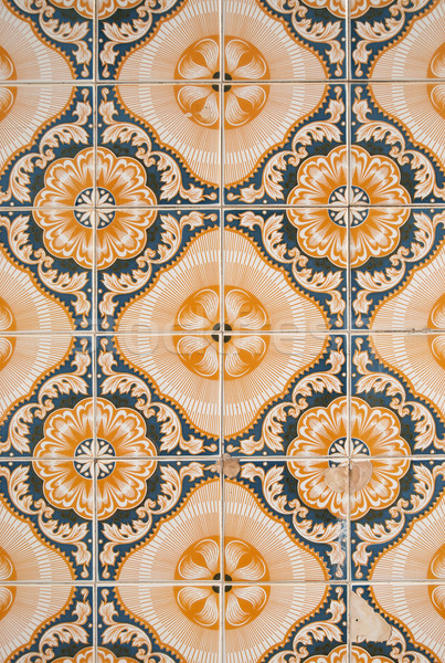 Traditional Portuguese azulejos Stock photo © homydesign